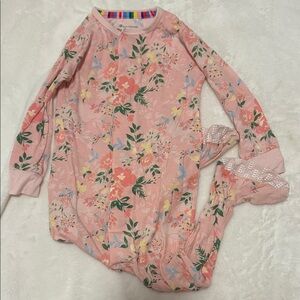 Magnetic Me Pink Floral Footies